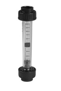 Durchflussmesser M123 Messrohr PVC, zöllig - PVCu-Klebemuffe (Code 75)