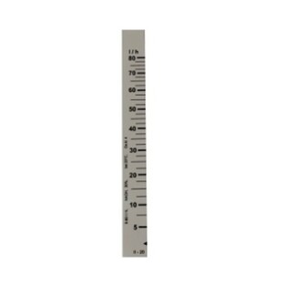 Durchflussmesser M335/M350 – Sonderskalen (PVC-U)