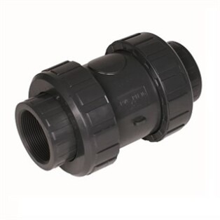 Konus-kontraventil S4 med fjeder af rustfrit stål – gevindmuffe R (BSP) (PVC-U)