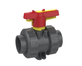 Kugelhahn 2W M1 metrisch (PVCu Klebemuffe)