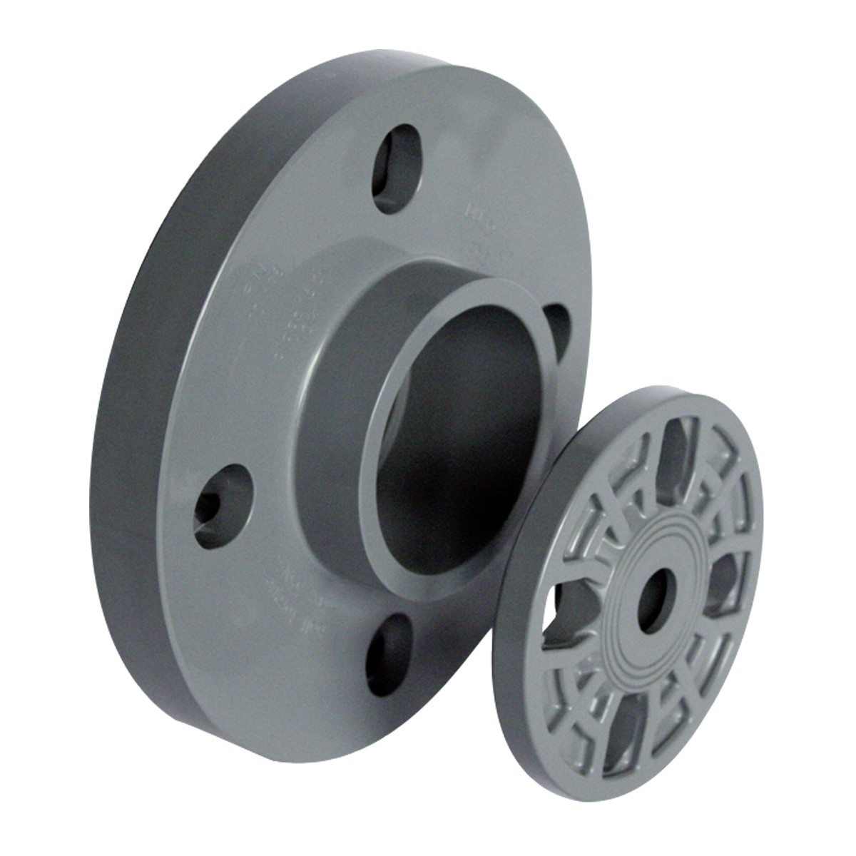 Praher Plastics PVC-U Festflansch DIN-ANSI-JIS