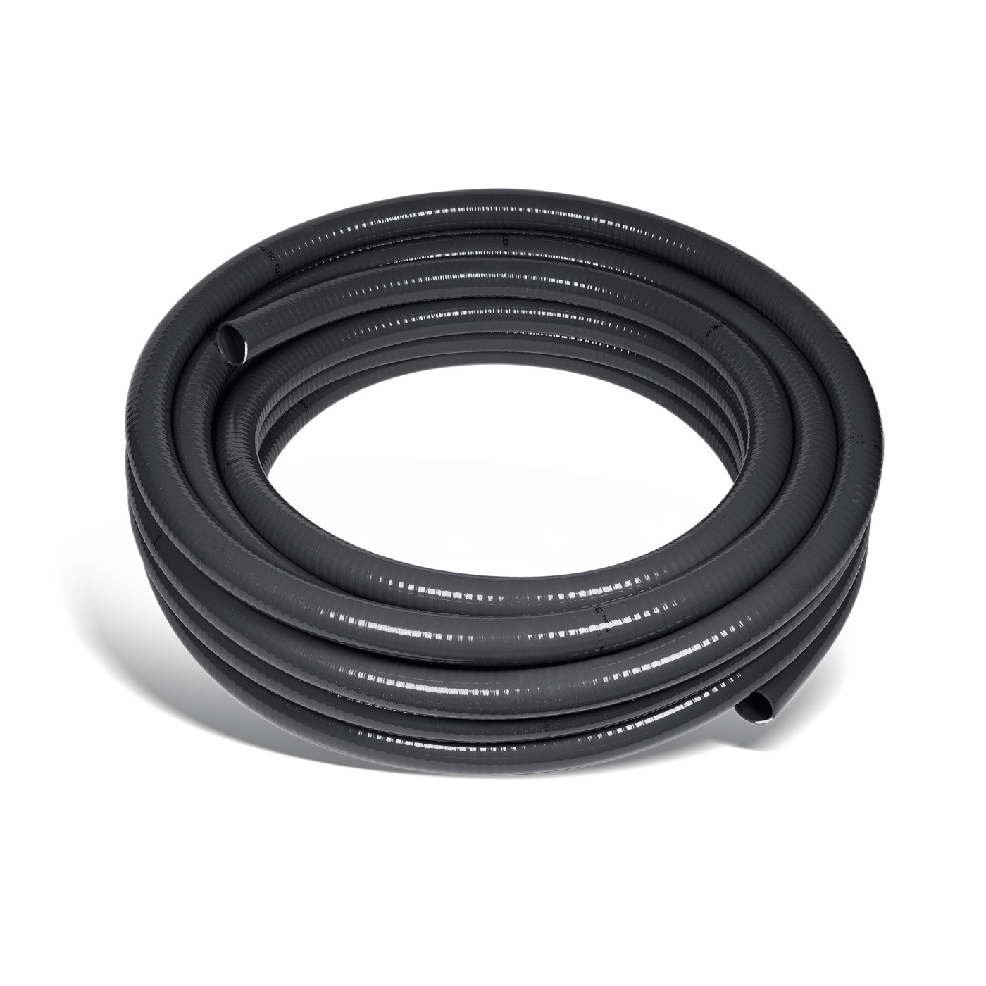 FlexFit® flexibler PVC Druckschlauch, grau, 25 m Rolle