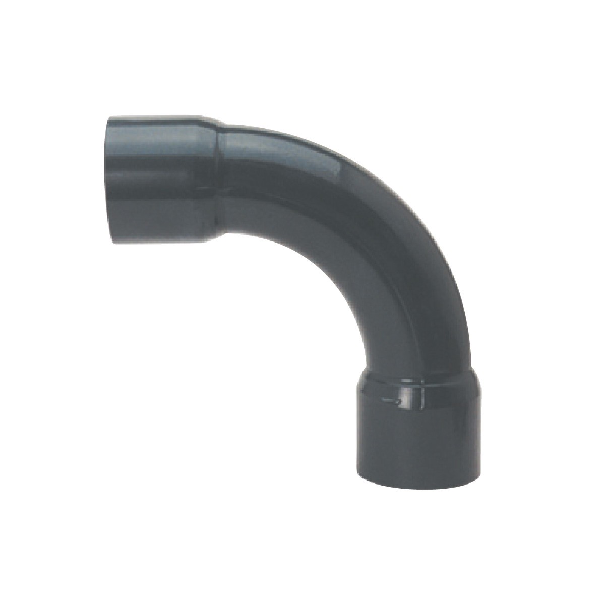 IBG® bocht 90° lijmmof, PN16, grijs
