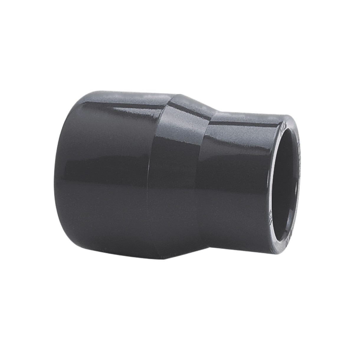 IBG® Reduktion lang, Klebemuffe / Klebestutzen / Klebemuffe, PN16, grau