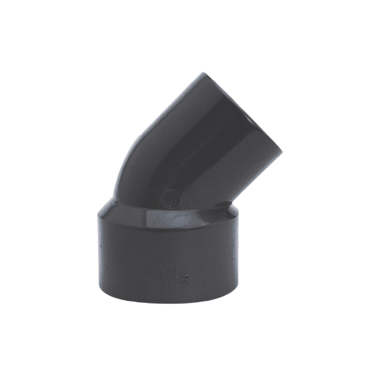 IBG® Reduzierknie 45° Klebemuffe, grau, PN10