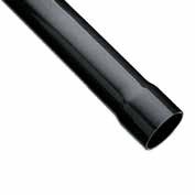 IBG® PVC-U Rohr grau, mit Muffe, 5 m, PN16