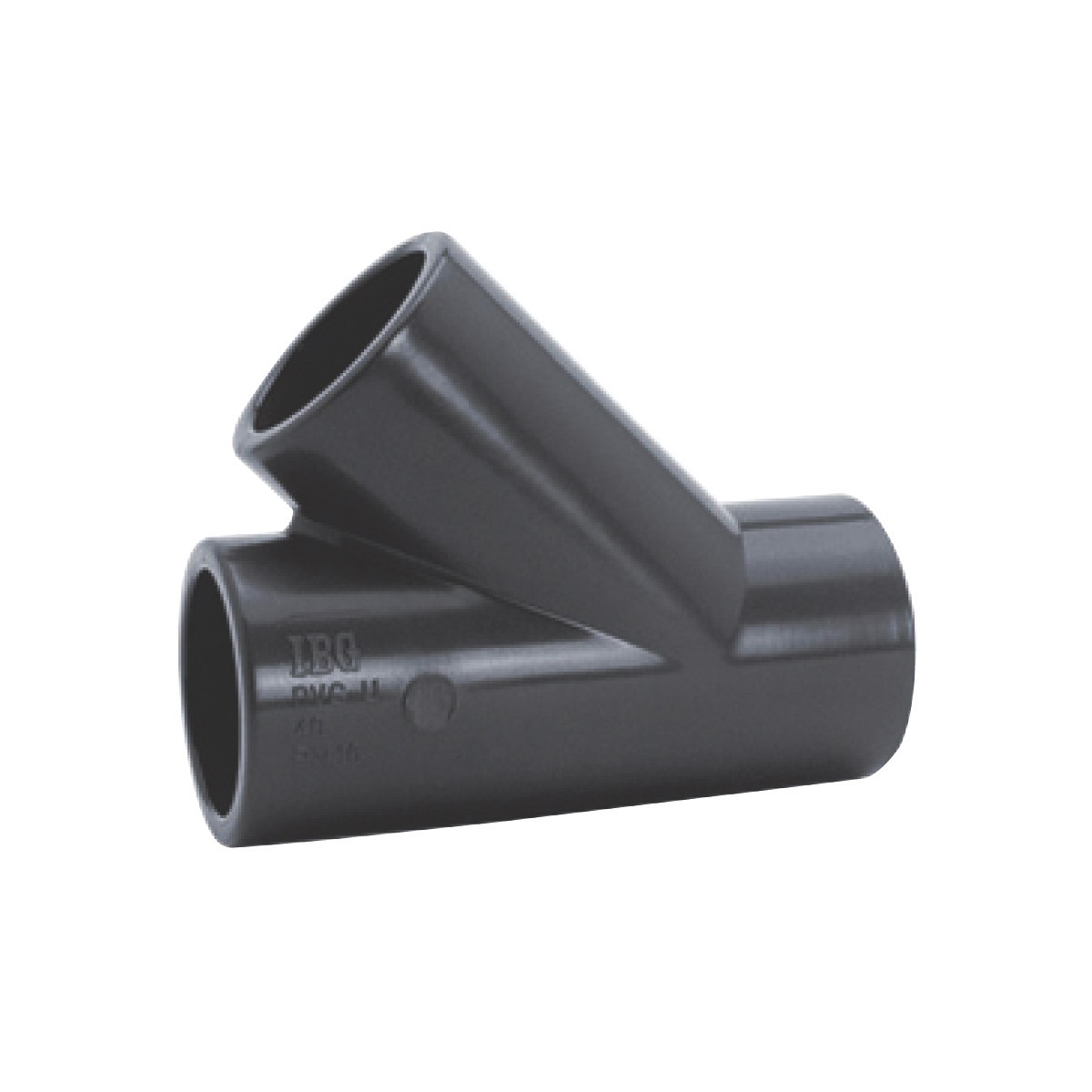 IBG® T-Stück 45° Klebemuffe, grau