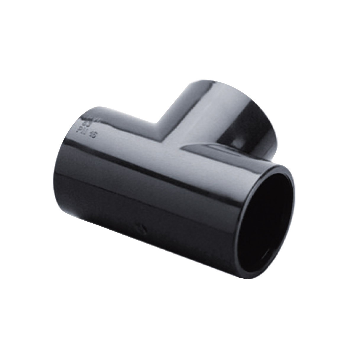IBG® T-Stück 90°, schwarz (Solarsysteme), PN10