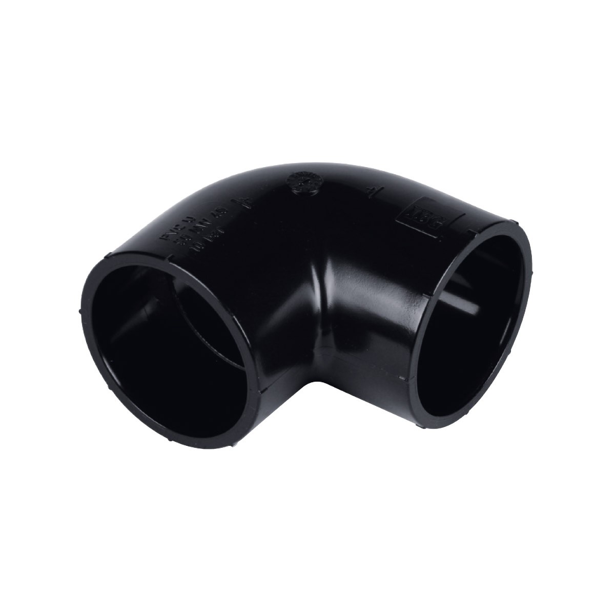 IBG® Winkel 90° Klebemuffe, schwarz (Solarsysteme), PN10