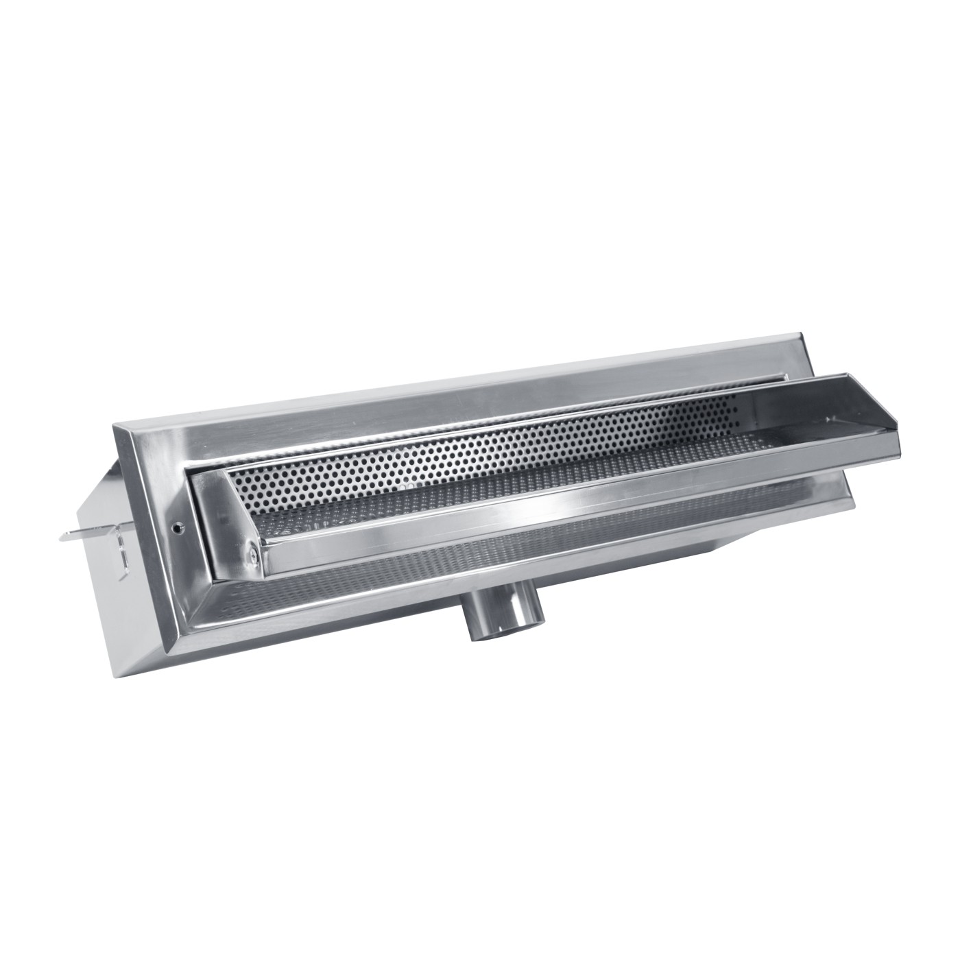 Smart RVS-skimmer V4A 600 met frontaal uitneembare korf