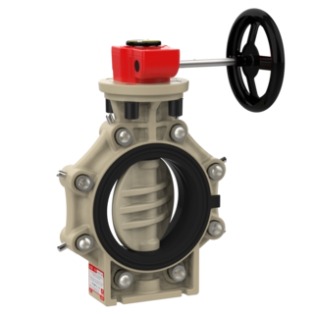Absperrklappe K4 Lug Type ANSI mit Handgetriebe