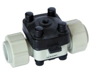 Diaphragm valve T4 direct pneumatic actuated – PP union fusion socket ends (PP-H)