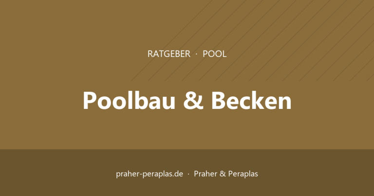 GFK- und Polyesterbecken einsetzen: Anlieferung, Fundament und Verfüllung – Ratgeber Praher & Peraplas