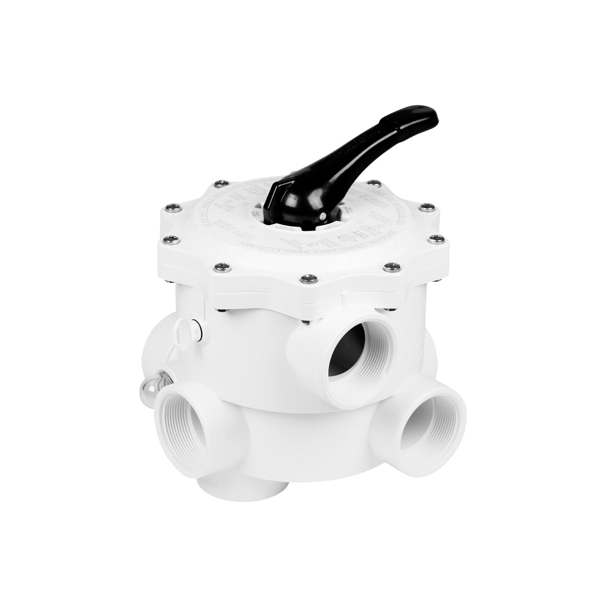Rückspülventil V6 ND BSP (Gewindeanschluss) – ABS weiss (Code 11)