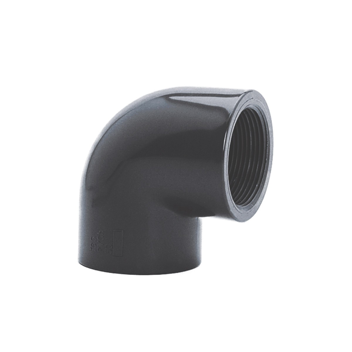 Winkel 90° Klebemuffe-Innengewinde (PVC-U)