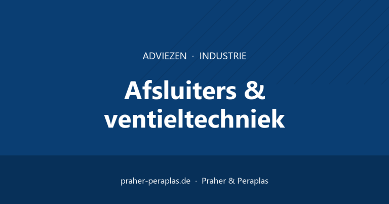 Vlinderklep of kogelkraan? Selectie voor grote nominale wijdtes