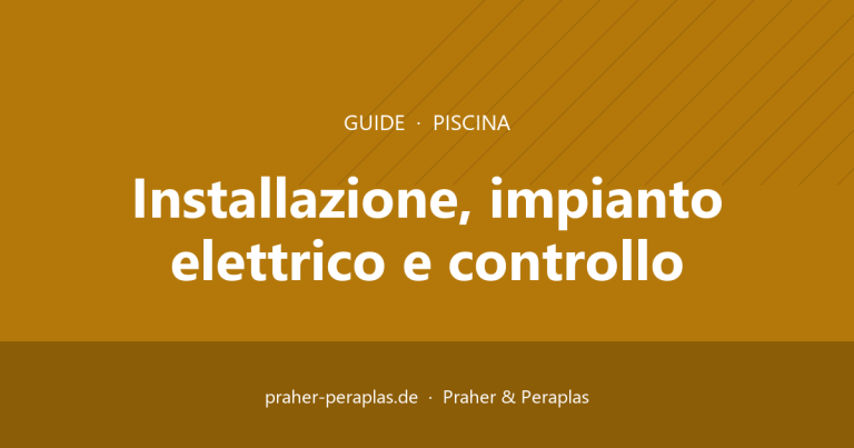 Illuminazione della piscina: retrofit LED, nicchie e trasformatore