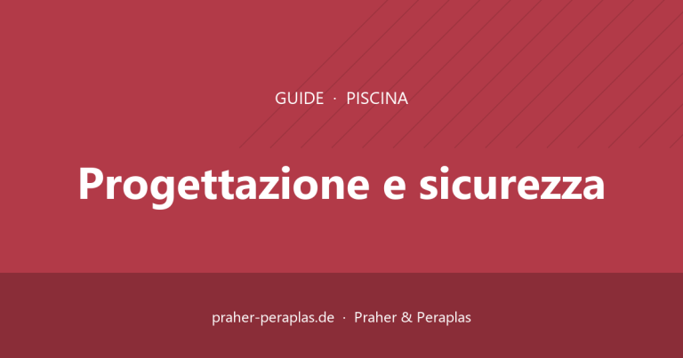 Pianificare correttamente la posizione e le dimensioni della piscina