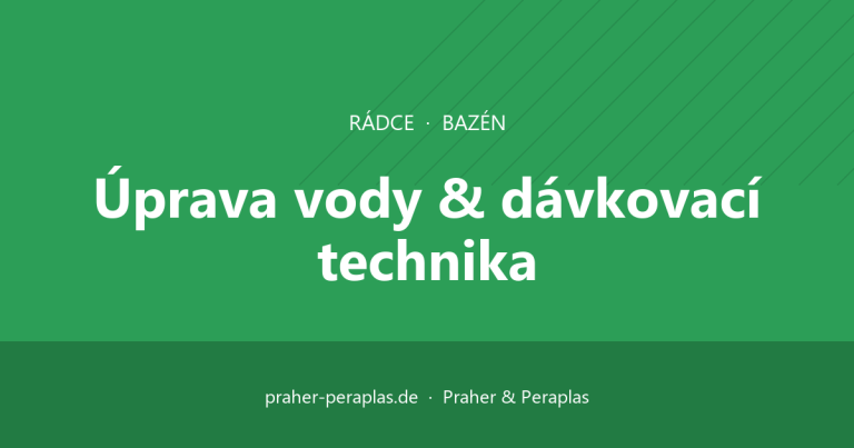UV zařízení a ozon pro úpravu bazénové vody